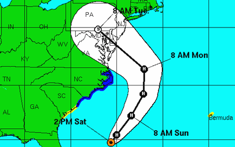 hurricane sandy track