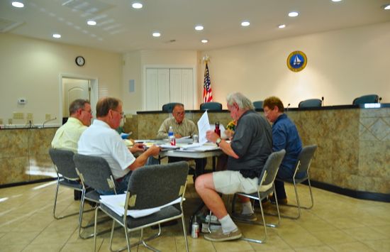 Town Board budget Meeting Table