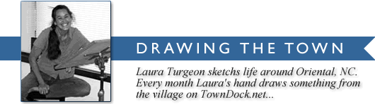 Artist Laura Turgeon is Drawing The Town