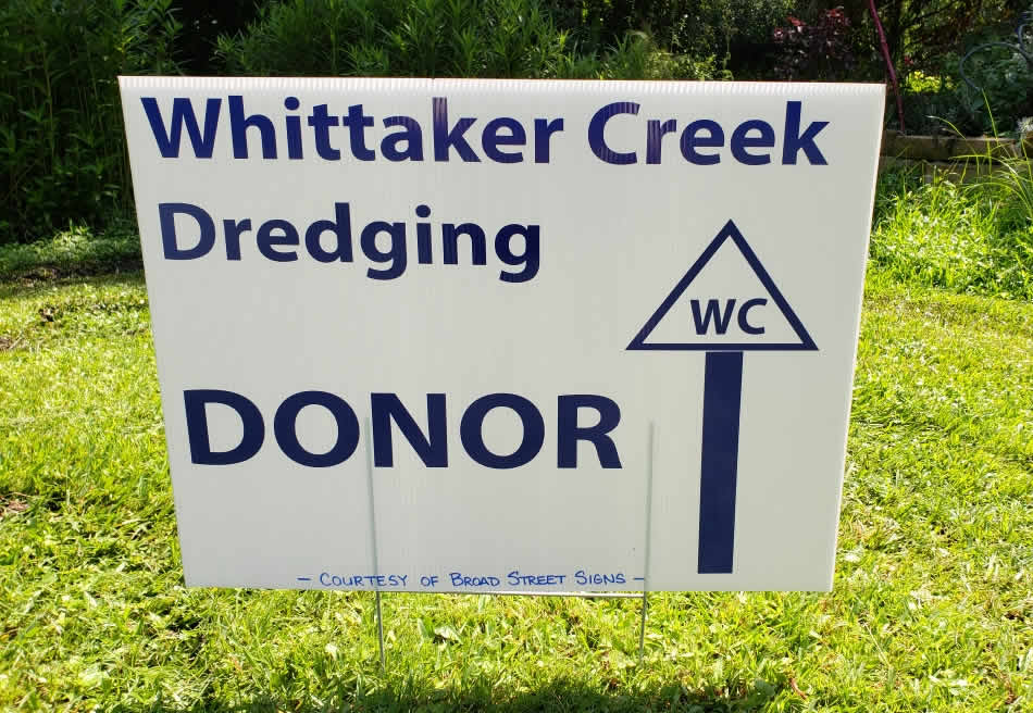 Whittaker Creek Dredging Fund