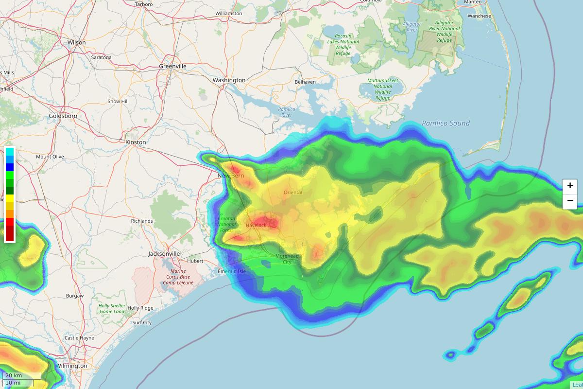 Newport/Morehead City Weather Radar