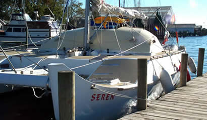 SEREN - Wharram Catamaran -- Altering Plans | The Shipping 